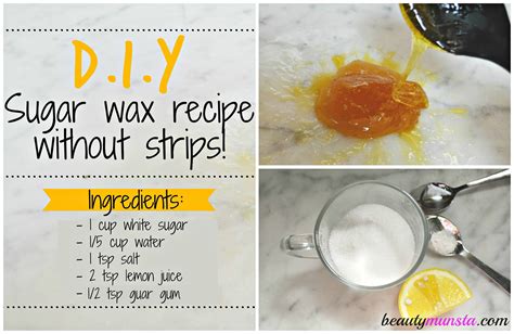 how to make sugar wax